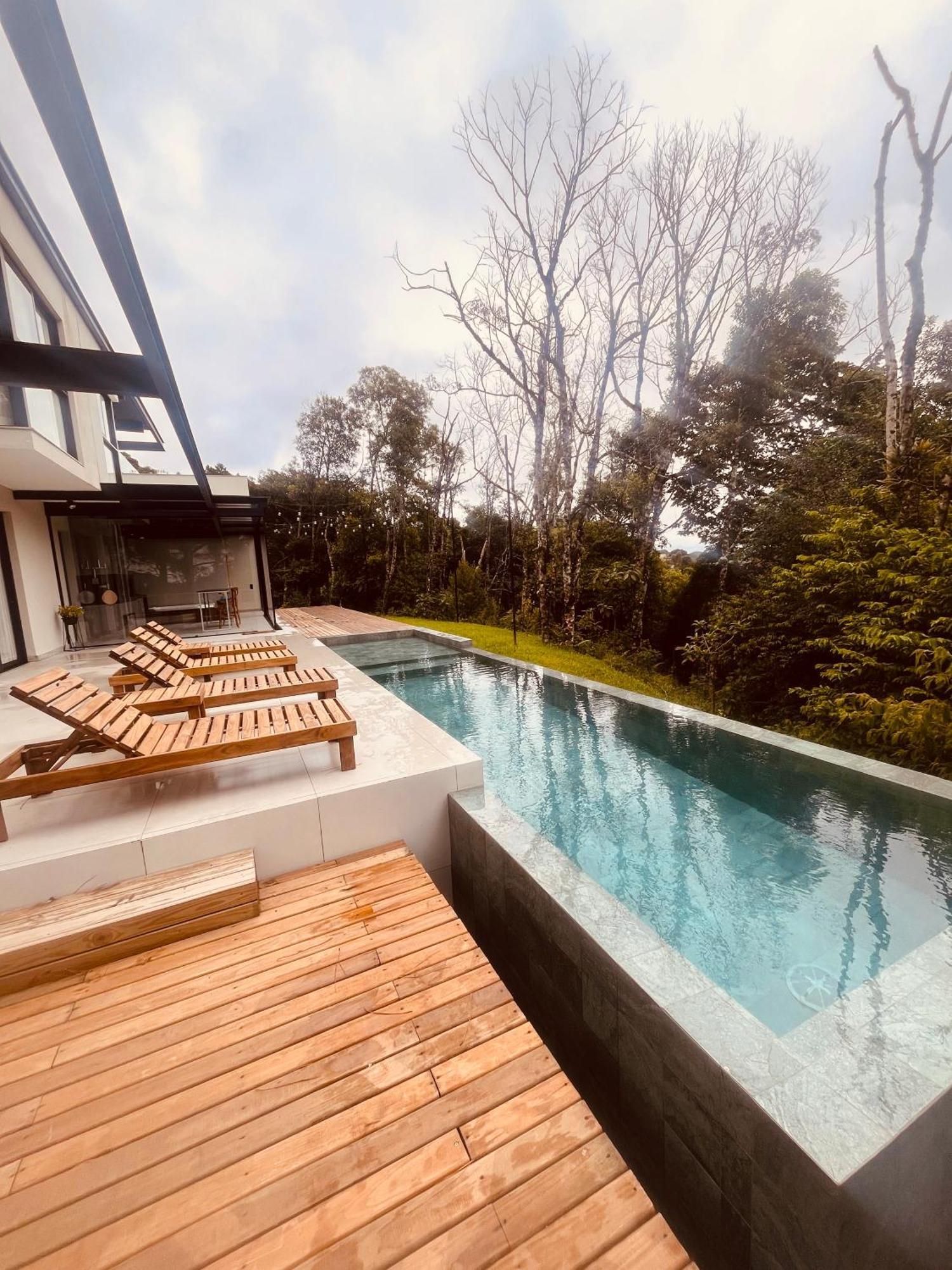 Paraiso Em Rancho Queimado Com Piscina Aquecida Dış mekan fotoğraf